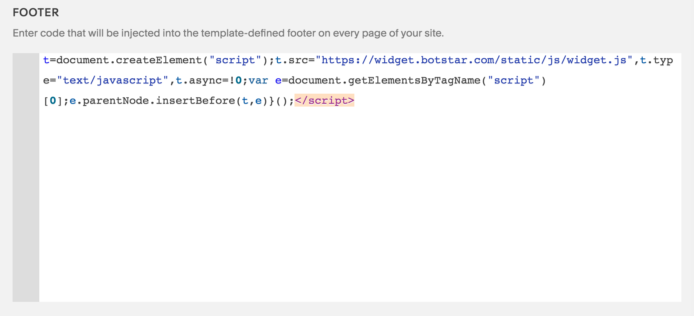 Integrate BotStar With Squarespace